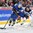 MONTREAL, CANADA - DECEMBER 29: Sweden's Jacob Larsson #4 skates with the puck while Finland's Eeli Tolvanen #33 chases him down during preliminary round action at the 2017 IIHF World Junior Championship. (Photo by Francois Laplante/HHOF-IIHF Images)


